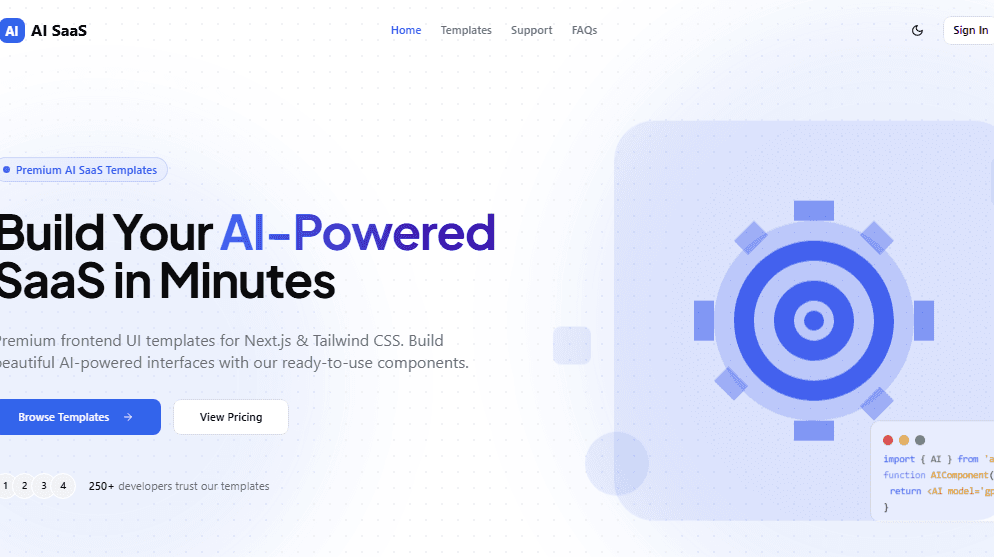 AI SaaS Templates